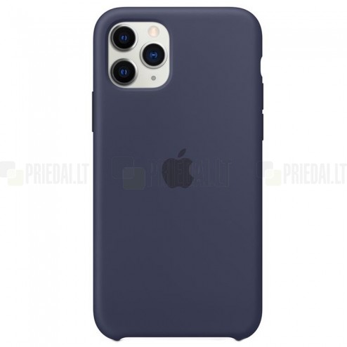 Oficiāls „Apple“ iPhone 11 Pro Silicone Case tumši zils silikona apvalks (MWYJ2ZM/A)