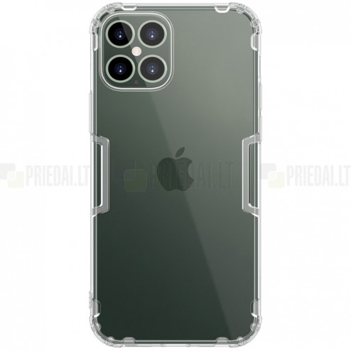 Apple iPhone 12 Pro Max Nillkin Nature dzidrs (caurspīdīgs) silikona planākais apvalks