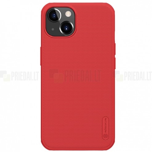 Apple iPhone 13 „Nillkin“ Frosted Shield Pro sarkans vāciņš, apvalks