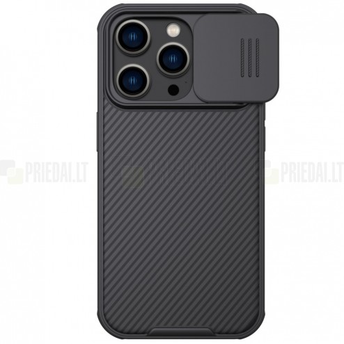 Apple iPhone 14 Pro Max „Nillkin“ CamShield Pro melns apvalks