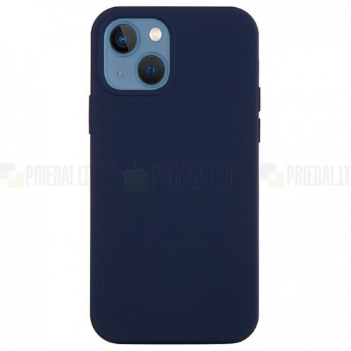 Apple iPhone 14 Shell cieta silikona (TPU) tumši zils apvalks