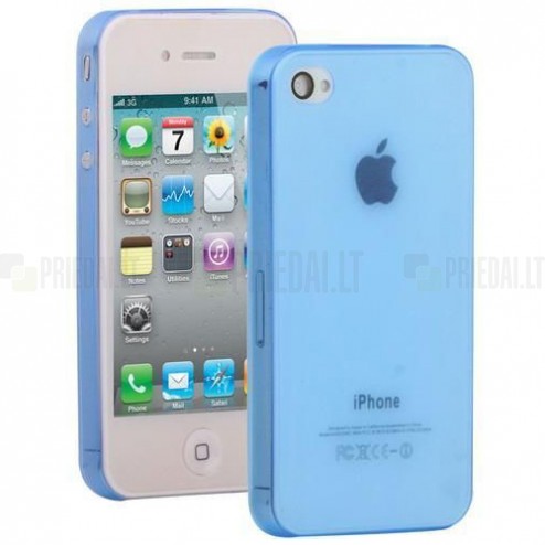 Apple iPhone 4S pasaulē planākais zils futrālis