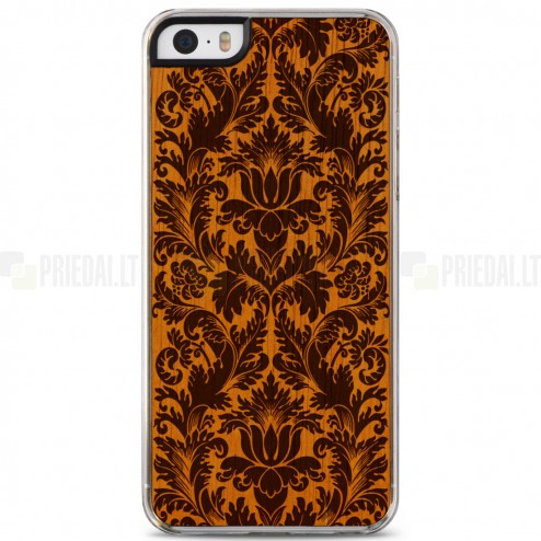 Apple iPhone 5s „Crafted Cover“ Kultūras dabīga koka telefona apvalks