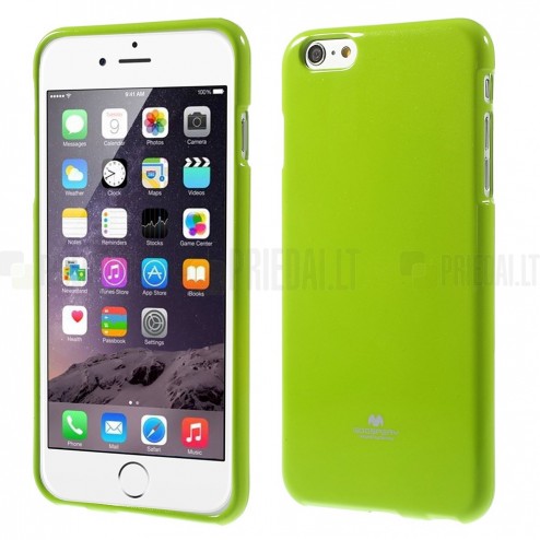 Apple iPhone 6 Plus (6s Plus) Mercury zaļš cieta silikona (TPU) futrālis