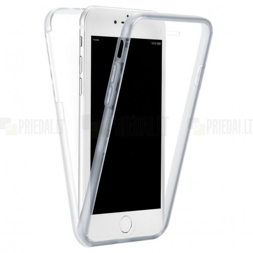 Apple iPhone 7 Plus (iPhone 8 Plus) dzidrs (caurspīdīgs) aizsedzams cieta silikona TPU pasaulē planākais apvalks