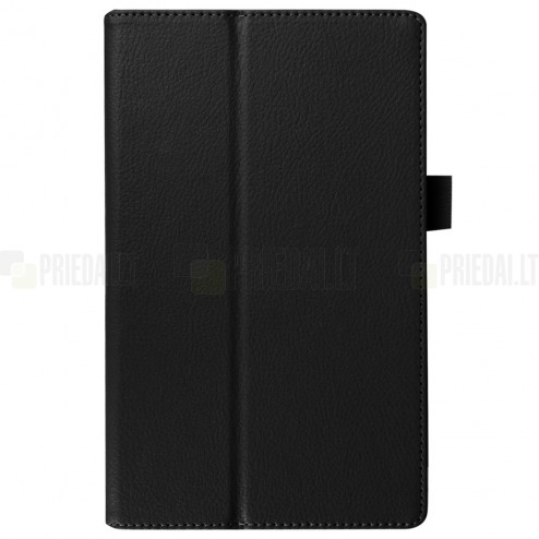 Asus Memo Pad 7 ME176C Litchi atvēramais melns maciņš