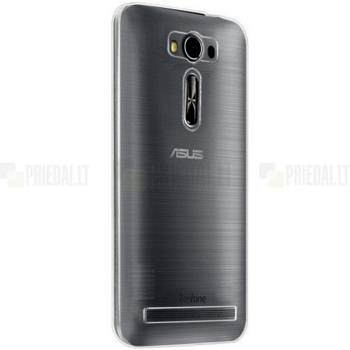Asus Zenfone 2 Laser 6.0 (ZE600KL, ZE601KL) dzidrs (caurspīdīgs) cieta silikona TPU pasaulē planākais apvalks