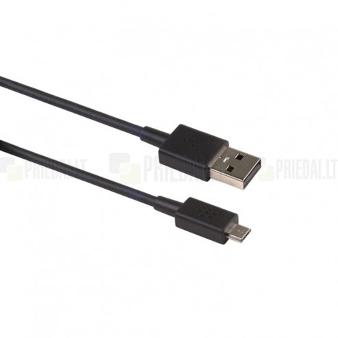 BlackBerry micro usb melns vads 1,2 m. (origināls)