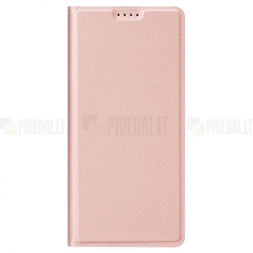 Samsung Galaxy S23 FE (Fan Edition) CaseMe Retro solīds atvēramais ādas melns maciņš - maks
