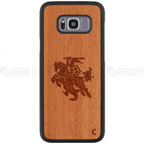Samsung Galaxy S8+ (G955) „Crafted Cover“ Vytis dabīga koka telefona apvalks