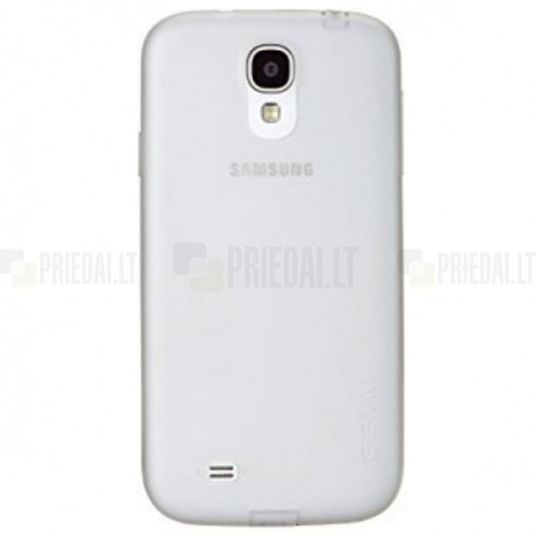 Samsung Galaxy S4 (I9500) dzidrs cieta silikona (TPU) balts apvalks