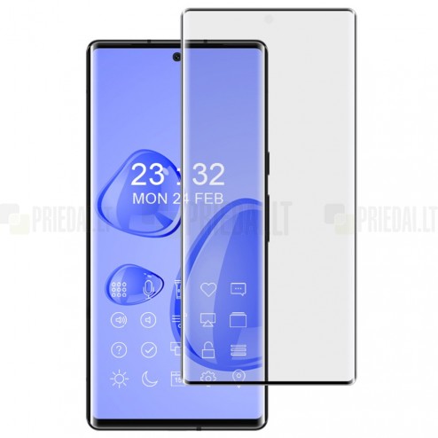 Google Pixel 6 Pro „Imak“ Tempered Glass melns ekrāna aizsargstikls