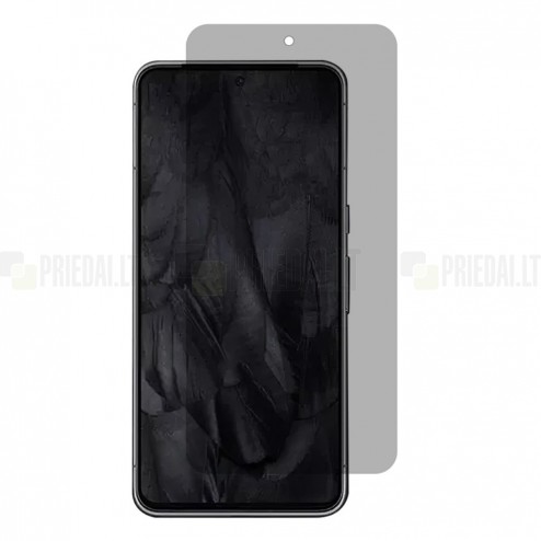 Google Pixel 8 Premium Tempered Glass privāta melns ekrāna aizsargstikls