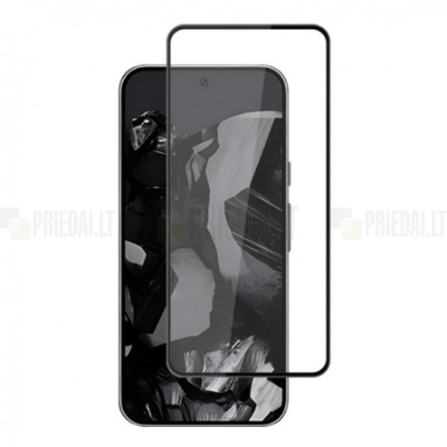 Samsung Galaxy A55 (A35) „Mocolo“ Tempered Glass melns ekrāna aizsargstikls