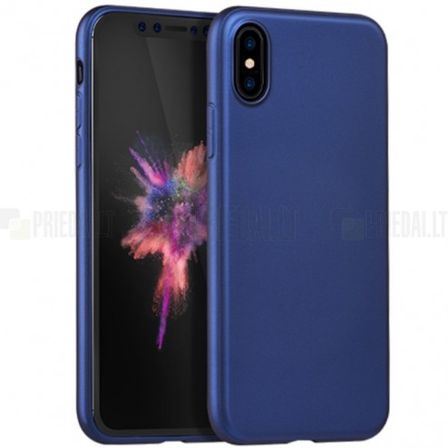 Apple iPhone X (iPhone Xs) HOCO Pure zils plastmasas apvalks 