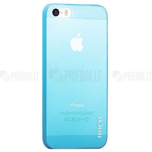Hoco Thin Apple iPhone 5S zils dzidrs plastmāsas plāns futrālis