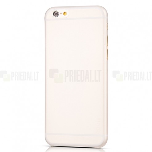 Hoco Thin Apple iPhone 6 (6s) balts dzidrs plastmāsas plāns apvalks