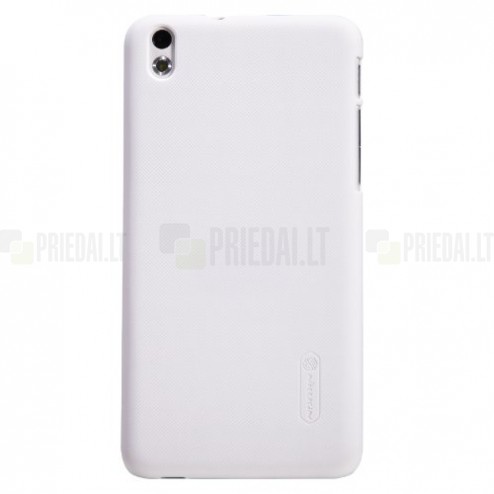 HTC Desire 816 Nillkin Frosted Shield balts plastmasas futrālis + ekrāna aizsargplēve