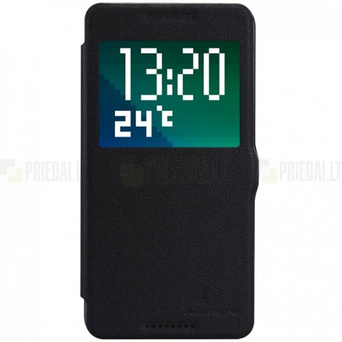 HTC Desire 820 „Nillkin“ Fresh atvēramais melns maciņš