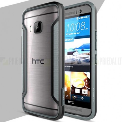 HTC One M9 Nillkin Slim melns rāmis (sānu apmale, bamperis)