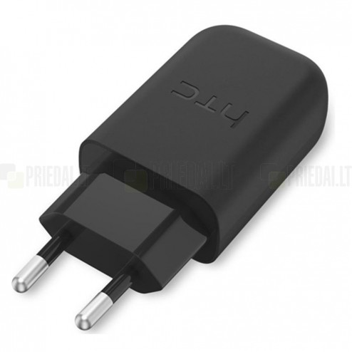 Origināls „HTC“ Quick Charger melns tīkla lādētājs (TC P5000, Europas modelis)