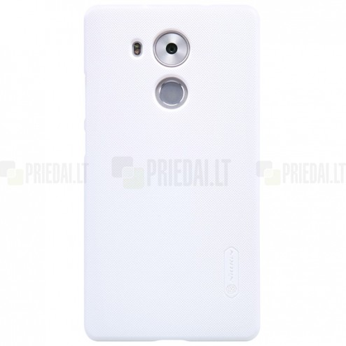 Huawei Mate 8 Nillkin Frosted Shield balts plastmasas apvalks + ekrāna aizsargplēve