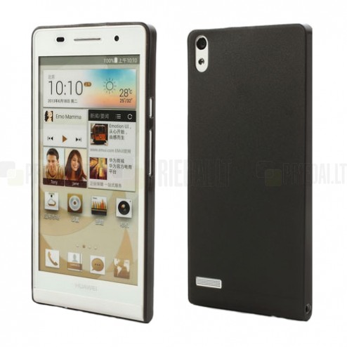 Huawei Ascend P6 pasaulē planākais melns futrālis