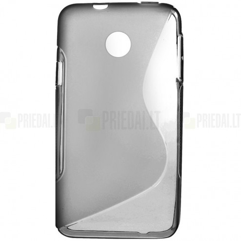 Huawei Ascend Y330 dzidrs un matēts cieta silikona (TPU) apvalks