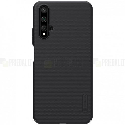 Huawei Honor 20 (Nova 5T) Nillkin Frosted Shield melns plastmasas apvalks