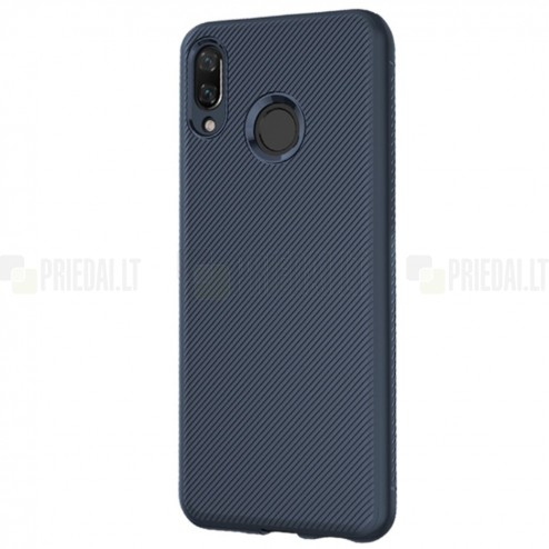 Huawei Honor 8X „Lenuo“ cieta silikona (TPU) zils apvalks