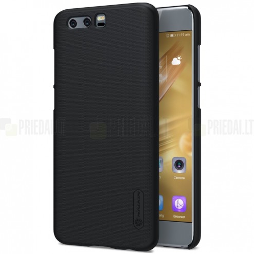 Huawei Honor 9 (Honor 9 Prmium) Nillkin Frosted Shield melns plastmasas apvalks