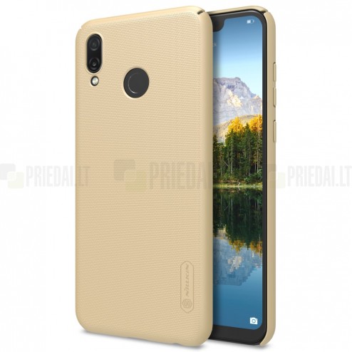 Huawei Honor Play Nillkin Frosted Shield zelta plastmasas apvalks