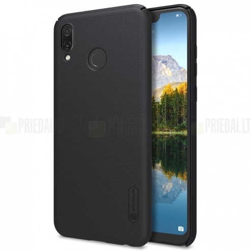 Huawei Honor Play Nillkin Frosted Shield melns plastmasas apvalks