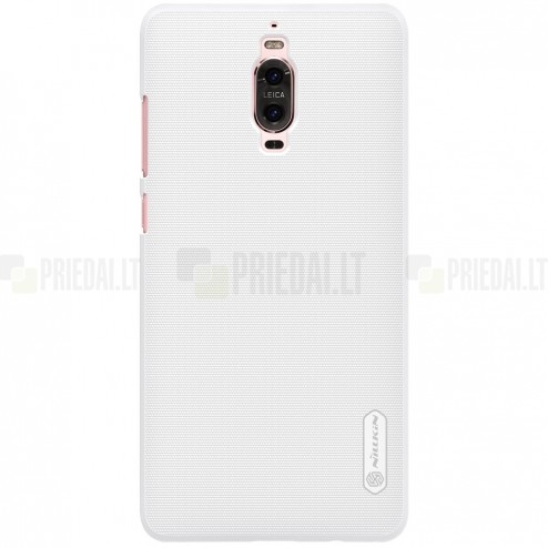 Huawei Mate 9 Pro Nillkin Frosted Shield balts plastmasas apvalks + ekrāna aizsargplēve