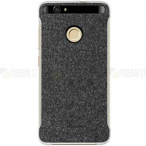 Oficiāls „Huawei“ Nova Leather Case tumši pelēks apvalks