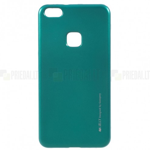Huawei P10 Lite Mercury zaļš cieta silikona (TPU) apvalks