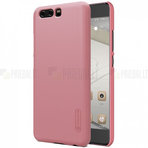 Huawei P10 Plus Nillkin Frosted Shield rozs plastmasas apvalks + ekrāna aizsargplēve