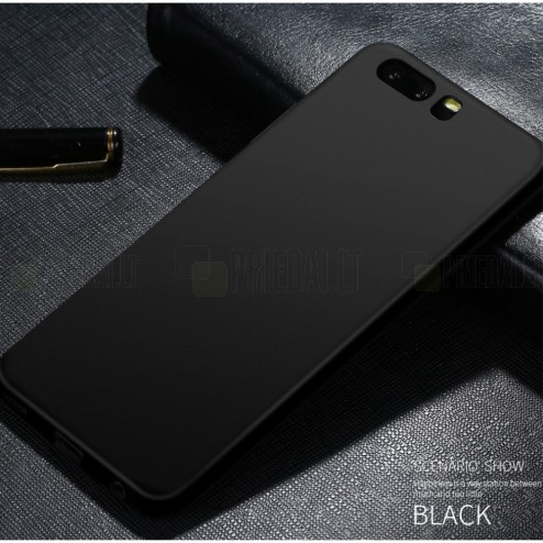 „X-Level“ Guardian Huawei P10 (Huawei Ascend P10) melns cieta silikona apvalks