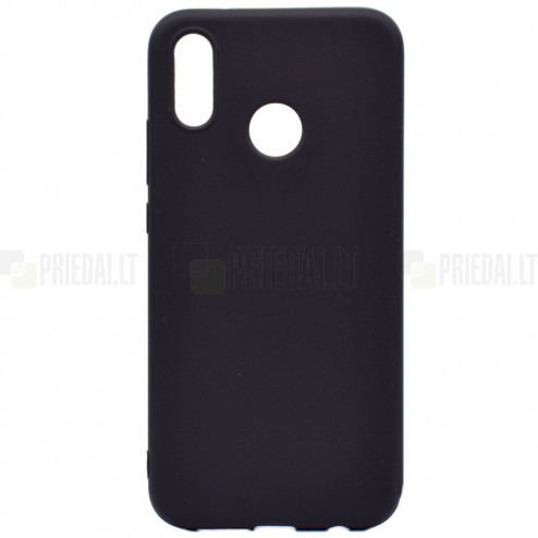 Huawei P20 Lite (Nova 3e) cieta silikona (TPU) apvalks - melns