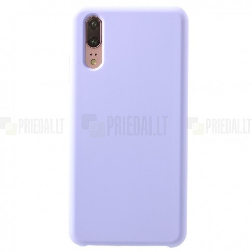 Huawei P20 Shell cieta silikona (TPU) apvalks - violeta