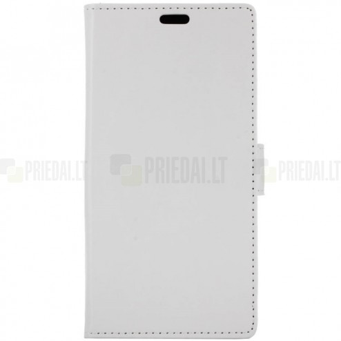 Huawei P30 Pro atvēramais ādas balts maciņš, grāmata (maks)