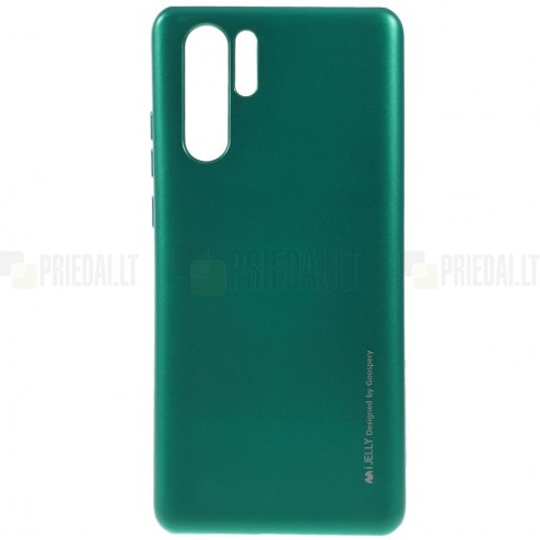 Huawei P30 Pro Mercury zaļš cieta silikona (TPU) apvalks