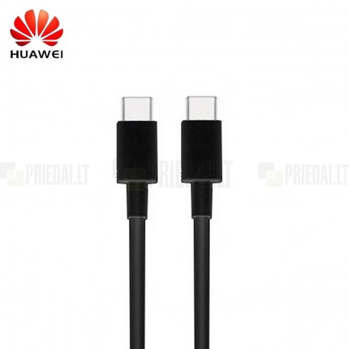 Oficiāls Huawei Type-C Type-C melns vads 1 m. (LX-1030, origināls)