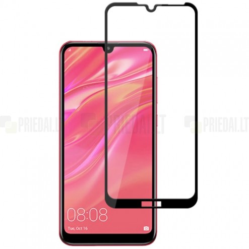 Huawei Y7 2019 (Y7 Prime 2019) Mocolo Tempered Glass melns ekrāna aizsargstikls