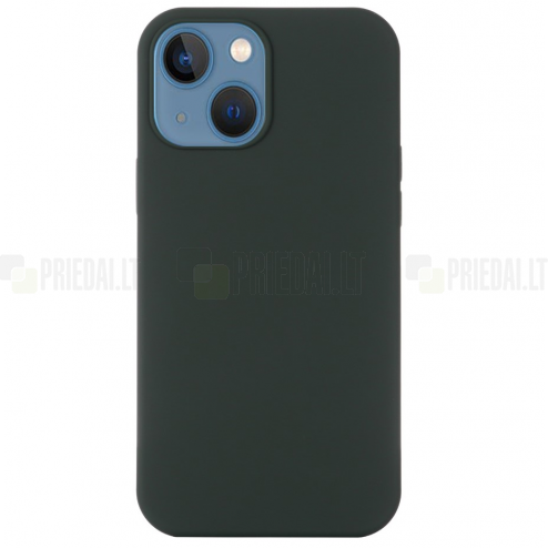 Apple iPhone 12 un Apple iPhone 12 Pro „Shell“ MagSafe cieta silikona (TPU) melns apvalks