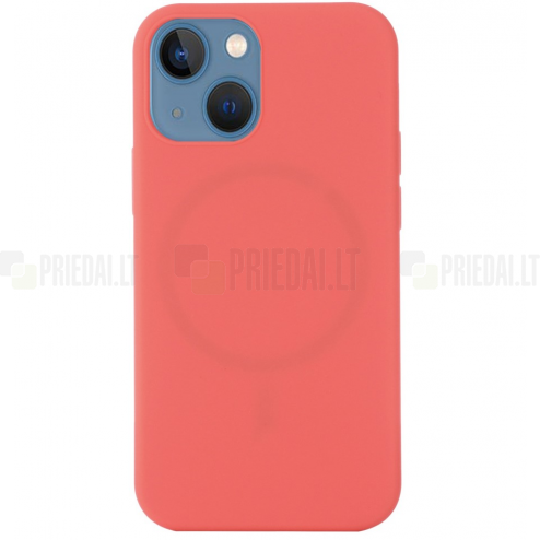 Apple iPhone 12 un Apple iPhone 12 Pro „Shell“ MagSafe cieta silikona (TPU) melns apvalks