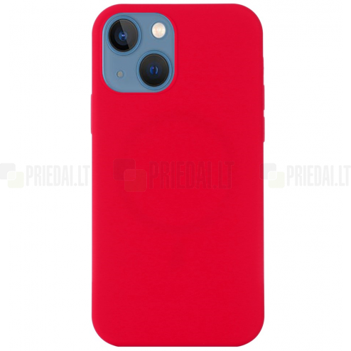Apple iPhone 12 un Apple iPhone 12 Pro „Shell“ MagSafe cieta silikona (TPU) melns apvalks