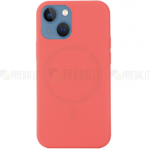 Apple iPhone 12 un Apple iPhone 12 Pro „Shell“ MagSafe cieta silikona (TPU) melns apvalks