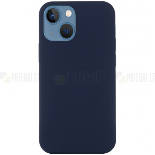 Apple iPhone 12 un Apple iPhone 12 Pro „Shell“ MagSafe cieta silikona (TPU) melns apvalks