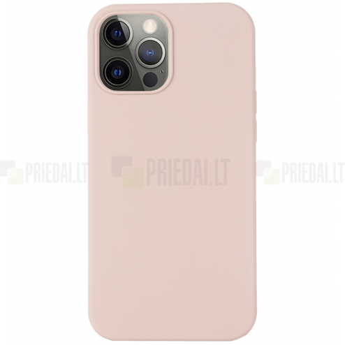 Apple iPhone 12 un Apple iPhone 12 Pro „Shell“ MagSafe cieta silikona (TPU) melns apvalks